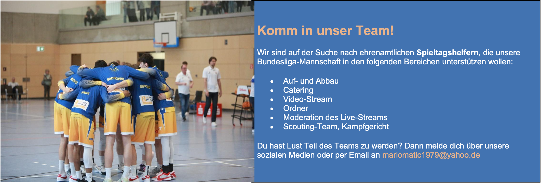  Wir suchen dich!
